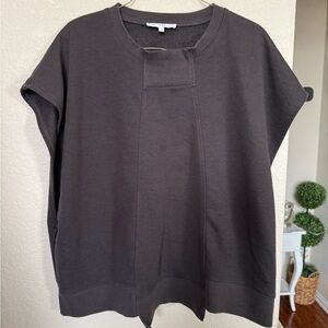 Women's Black Sleeveless vest Top large Ces Femme
